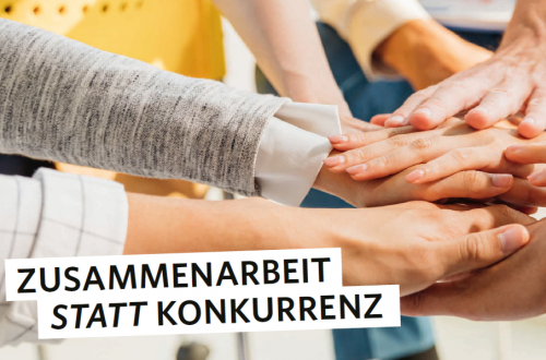 Das Titelbild zum Artikel "Zusammenarbeit statt Konkurrenz" im WKO-Magazin "Lebe"